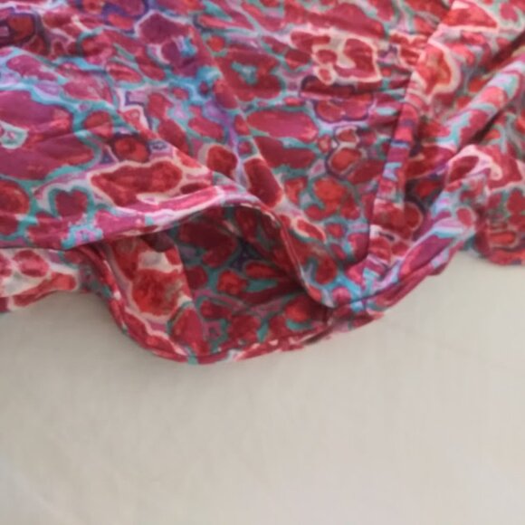 Logo by Lori Goldstein women's size M multicolored tunic top - Picture 7 of 13